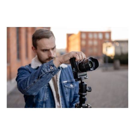 Fotopro QAL-L - adapter L-bracket, montażowa płytka L-kształtna - przykład użycia